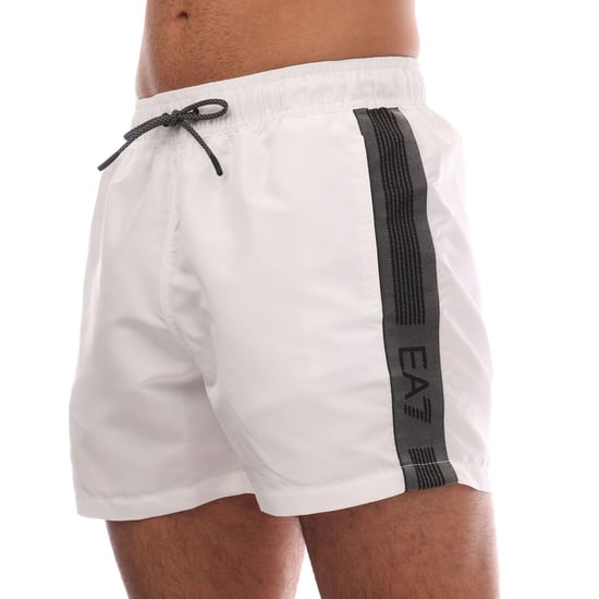 Emporio Armani - verklebt Badeshorts für Herren (Weiß) - Image 3