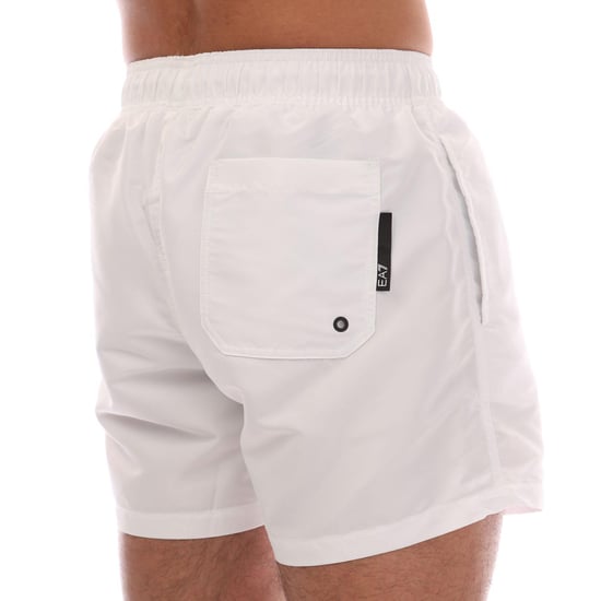 Emporio Armani - verklebt Badeshorts für Herren (Weiß) - Image 4