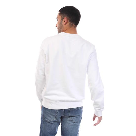 Lacoste - Sweatshirt für Herren, Rundhalsausschnitt, Fleece (Weiß) - Image 2