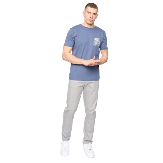 Crosshatch - "Roysden" Chino für Herren (Hellgrau) - Image 5