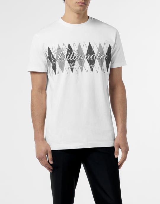 Embroidered T-Shirt Round Neck Ss - Image 2