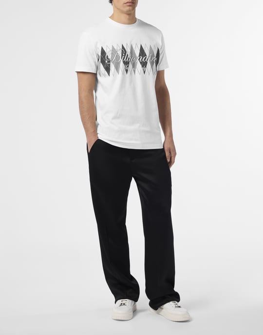 Embroidered T-Shirt Round Neck Ss - Image 4