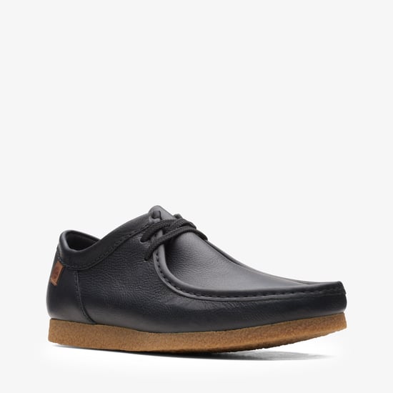 Shacre II Run Schwarze Lederschuhe - Image 2
