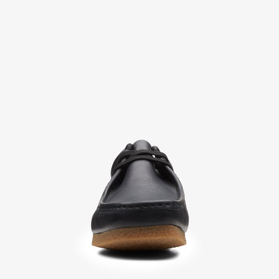 Shacre II Run Schwarze Lederschuhe - Image 3