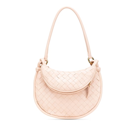 Loop Gewebte Leder Schultertasche - Image 1