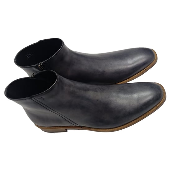Tod's Mandelformige Stiefeletten mit Reißverschluss aus schwarzem Leder - Image 6