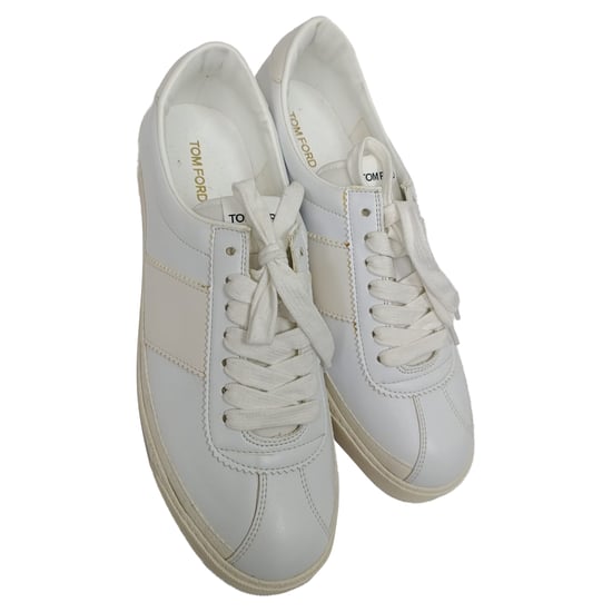 Tom Ford Bannister Sneaker aus weißem Leder - Image 6