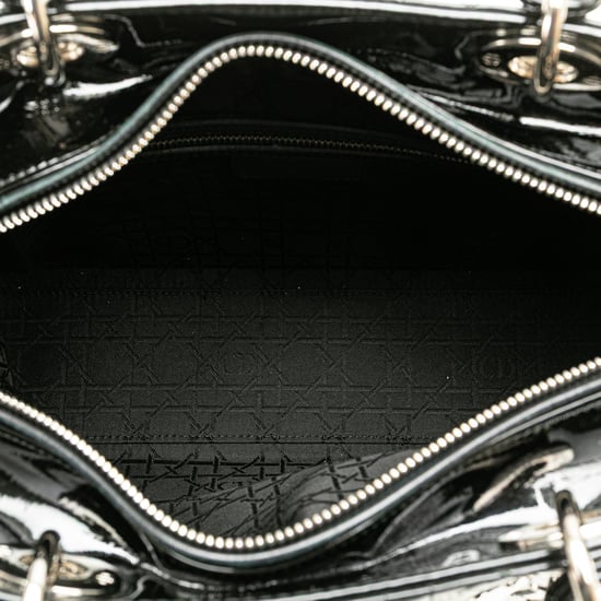 Lady Dior Medium Patentasche - Image 4