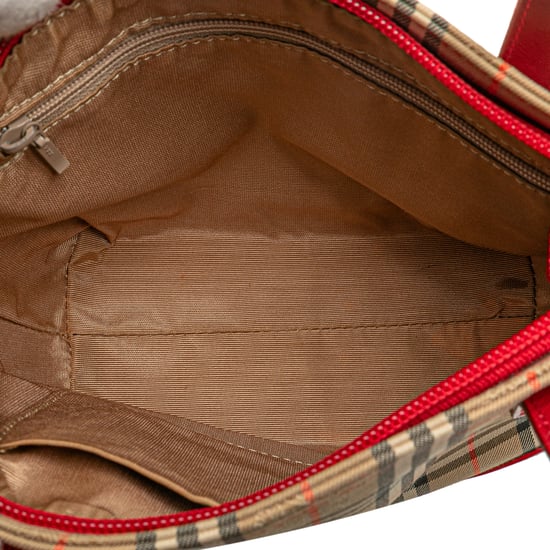Vintage Karo-Leder-Tasche - Image 4