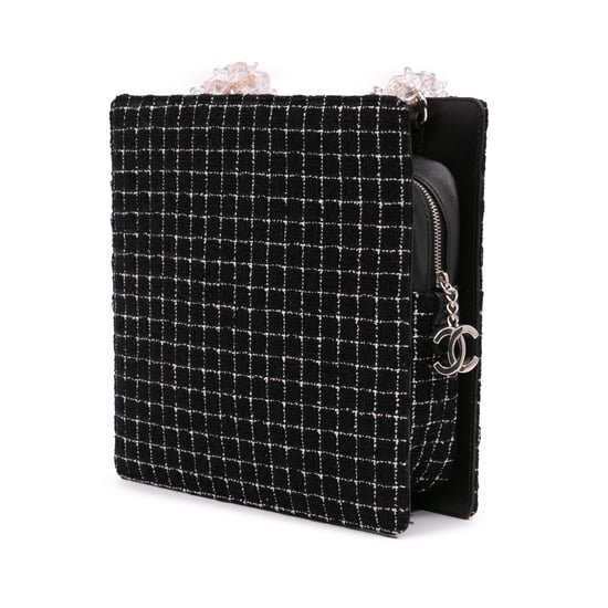 Ketten-Tweed-Schultertasche - Image 2