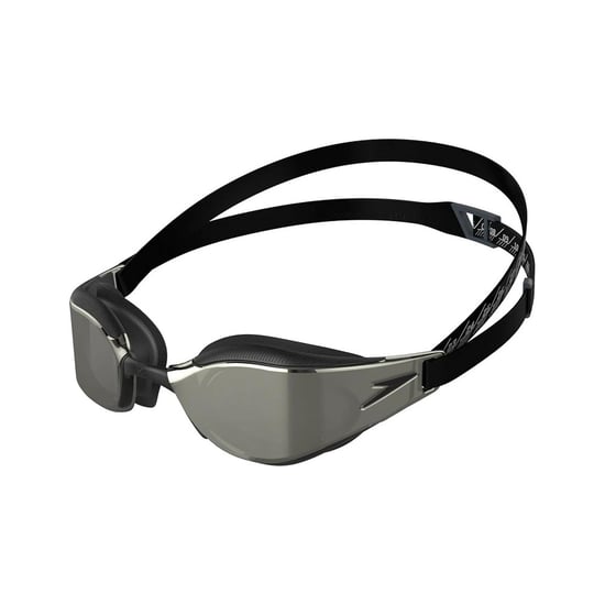 Speedo - "Fastskin Hyper Elite" Schwimmbrille für Herren/Damen Unisex (Schwarz/Oxidgrau/Chrom) - Image 1