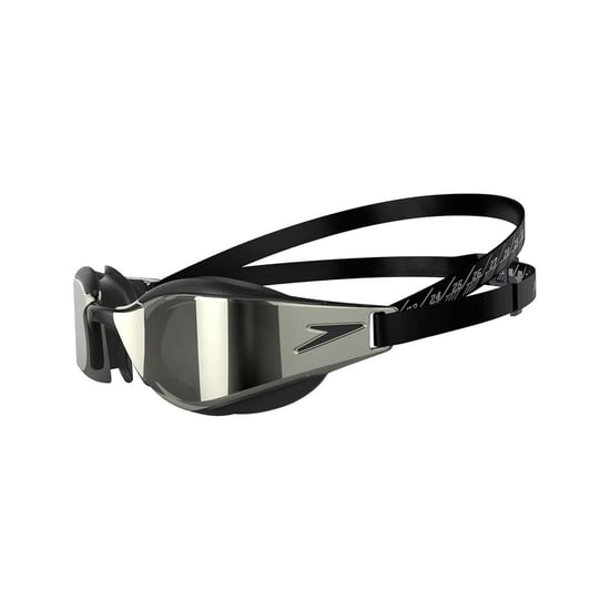 Speedo - "Fastskin Hyper Elite" Schwimmbrille für Herren/Damen Unisex (Schwarz/Oxidgrau/Chrom) - Image 3
