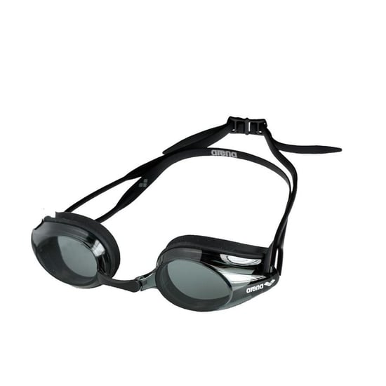 Arena - "Tracks" Transparent Schwimmbrille für Herren/Damen Unisex (Rauch-Grau/Schwarz) - Image 1