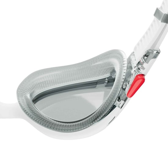 Speedo - "2.0" Passt sich dem Gesicht an Schwimmbrille für Herren/Damen Unisex (Weiß/Rauch-Grau) - Image 3