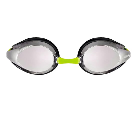 Arena - "Tracks" Schwimmbrille für Kinder (Silber/Schwarz/Fluoreszierendes Gelb) - Image 2