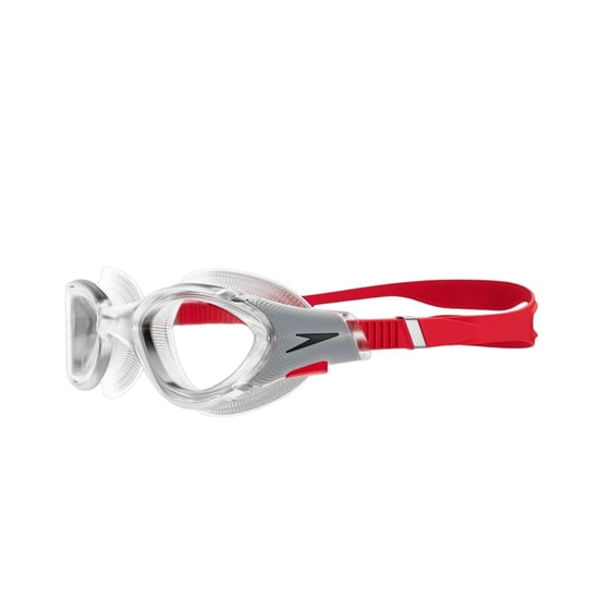 Speedo - "2.0" Passt sich dem Gesicht an Schwimmbrille für Herren/Damen Unisex (Transparent/Rot) - Image 3