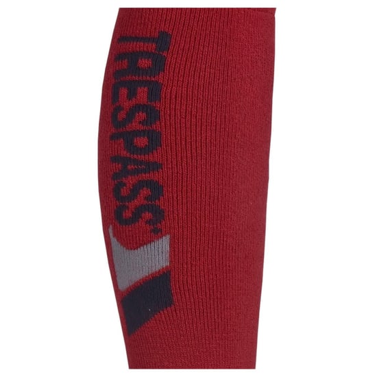 Trespass Unisex Tech Ski-Socken mit Merinowolle (Rot) - Image 4
