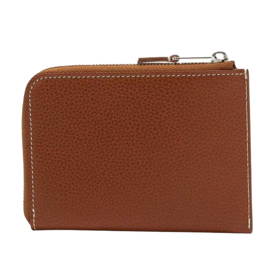 Palm Angels - Kartenhalter, Leder, Mit Reißverschluss, Monogramm (Braun) - Image 2