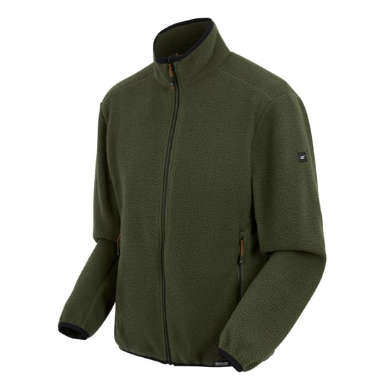 Regatta - "Elnut" Fleecejacke für Herren, Durchgehender Reißverschluss (Oliv) - Image 3