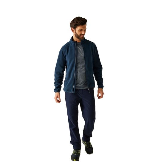 Regatta - "Elnut" Fleecejacke für Herren, Durchgehender Reißverschluss (Dunkel-Jeansblau) - Image 4