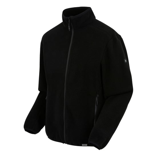 Regatta - "Elnut" Fleecejacke für Herren, Durchgehender Reißverschluss (Schwarz) - Image 3