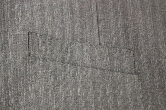 Graues Nadelstreifen-Wollweste - Image 6