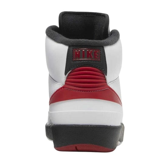 Nike - "Air Jordan 2 Retro" Sneaker für Herren, Leder (Weiß/Rot) - Image 2