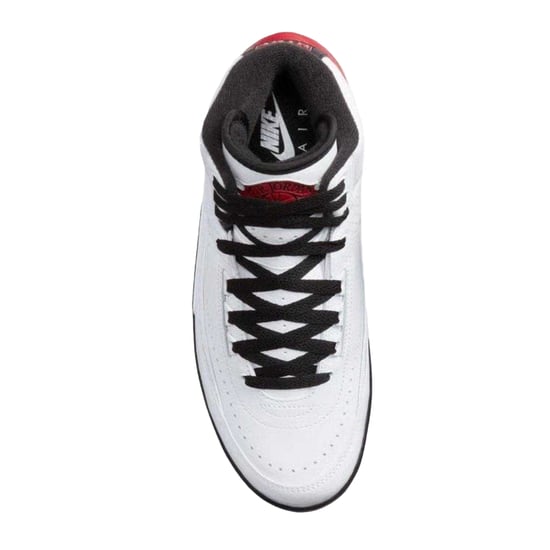 Nike - "Air Jordan 2 Retro" Sneaker für Herren, Leder (Weiß/Rot) - Image 4