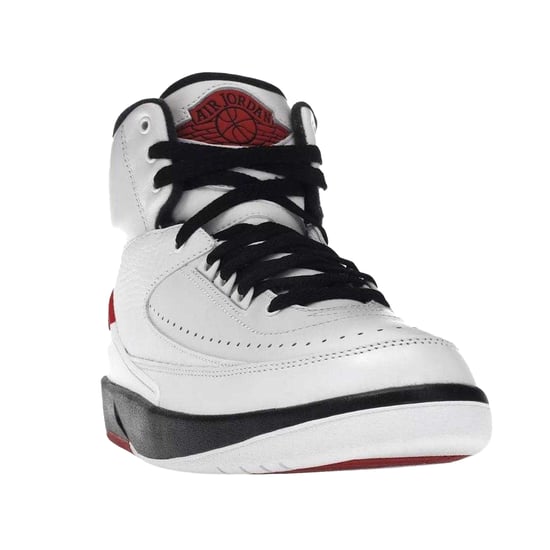 Nike - "Air Jordan 2 Retro" Sneaker für Herren, Leder (Weiß/Rot) - Image 5