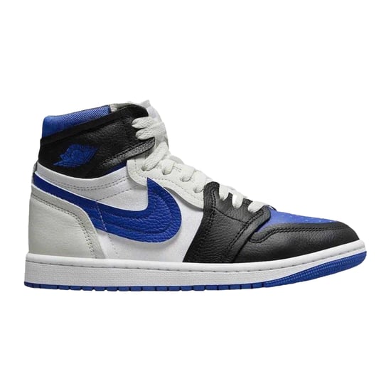 Nike - "Air Jordan 1" Sneaker für Damen, Leder (Weiß/Schwarz/Blau) - Image 1
