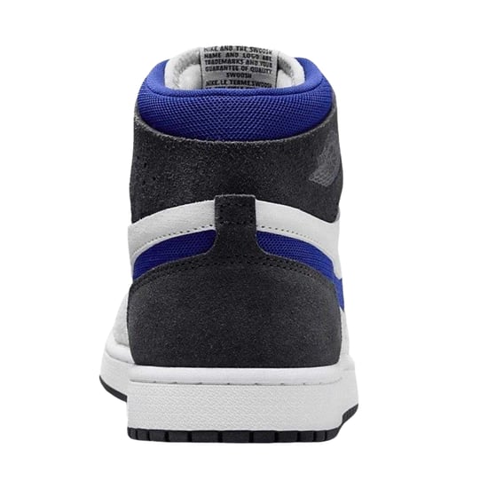 Nike - "Air Jordan 1" Sneaker für Damen, Leder (Weiß/Schwarz/Blau) - Image 2