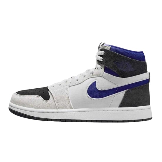 Nike - "Air Jordan 1" Sneaker für Damen, Leder (Weiß/Schwarz/Blau) - Image 3