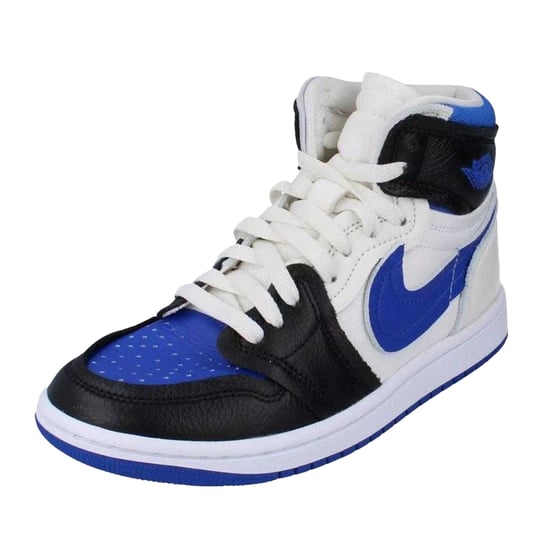 Nike - "Air Jordan 1" Sneaker für Damen, Leder (Weiß/Schwarz/Blau) - Image 4