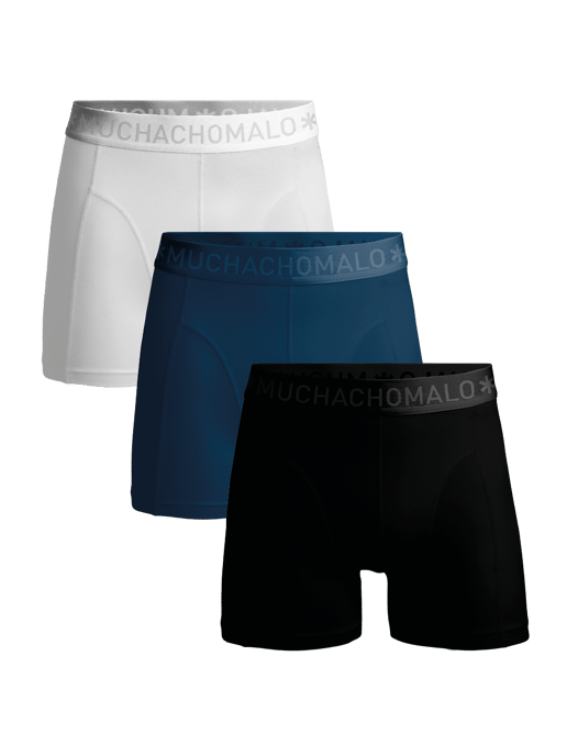 Muchachomalo Boxershorts aus Baumwoll-Modal für Herren – 3er-Pack – Herrenunterwäsch - Image 1