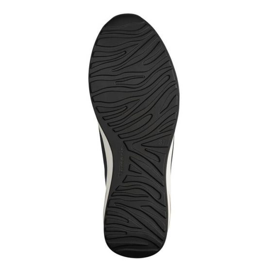Tamaris Damen-Sneaker mit Plateau, schwarz-golden, mit Reißverschluss und Schnürung - Image 2