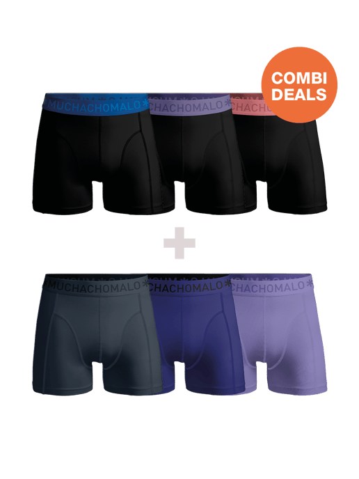Muchachomalo Herren Boxershorts – 3+3 Stück – Herren Unterhosen - Image 1