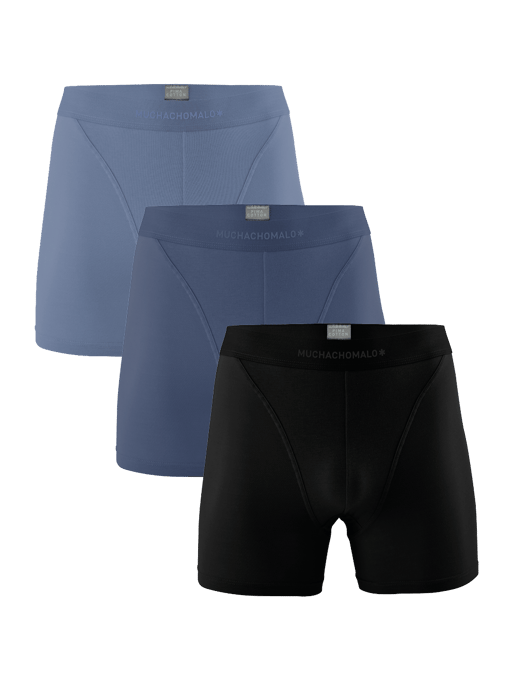Muchachomalo Herren Bambus Boxer Shorts - 3er Pack - Herren Unterwäsche - Image 1