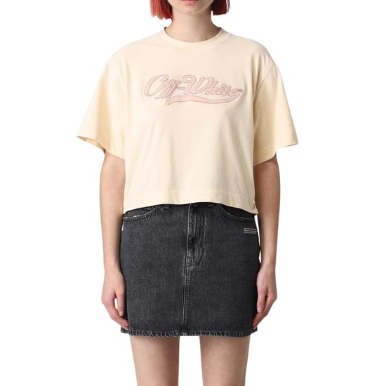 Off-White - kurzes T-Shirt für Damen (Pink) - Image 5