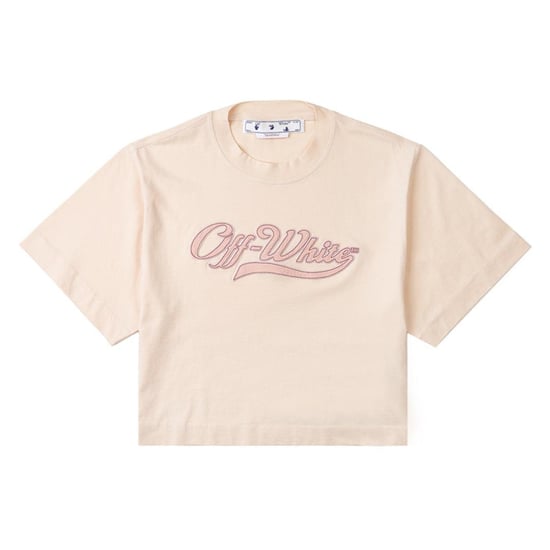 Off-White - kurzes T-Shirt für Damen (Pink) - Image 6