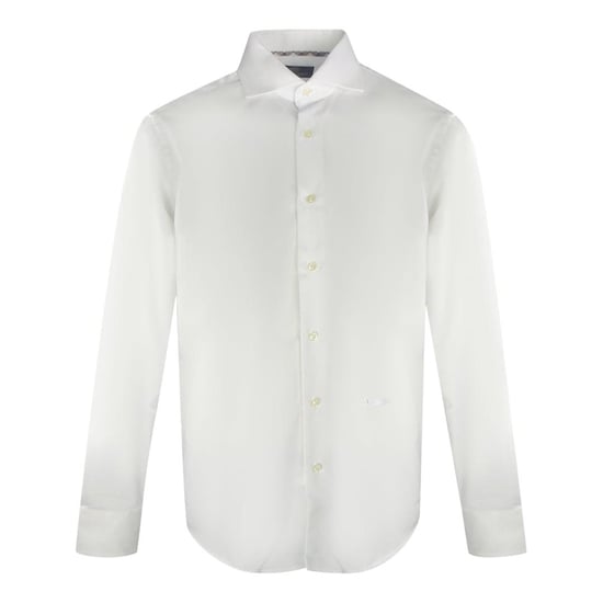 Aquascutum - Hemd für Herren, Logo, Langärmlig (Weiß) - Image 1