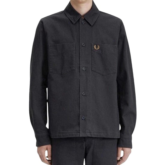 Fred Perry - "Anchor" Hemdjacke für Herren (Grau) - Image 3