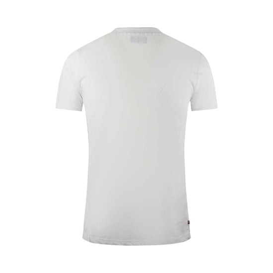 Aquascutum - "London Aldis" T-Shirt für Herren, Logo (Weiß) - Image 2