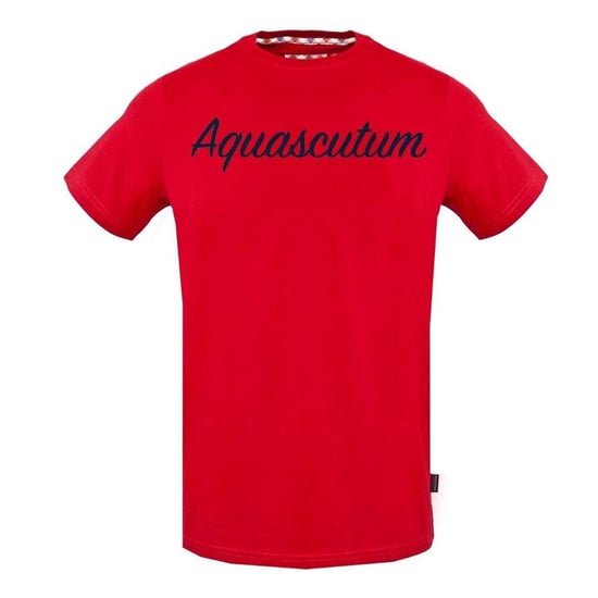 Aquascutum - T-Shirt für Herren, Logo (Rot) - Image 1