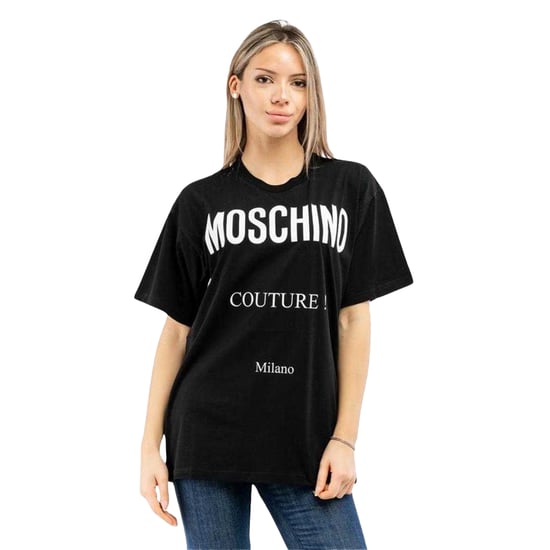 Moschino - "Couture Milano" T-Shirt für Herren (Schwarz) - Image 4