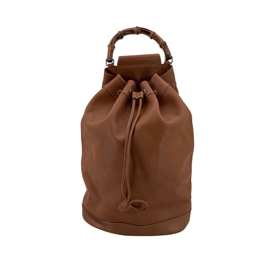 Gucci Vintage-Rucksack aus Bambusleder - Image 1
