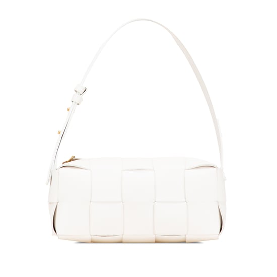 Kassette Gewebte Lederhandtasche - Image 1