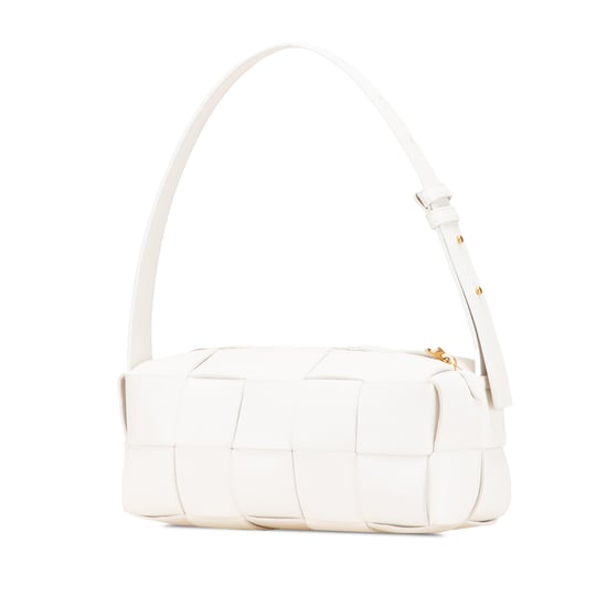 Kassette Gewebte Lederhandtasche - Image 2