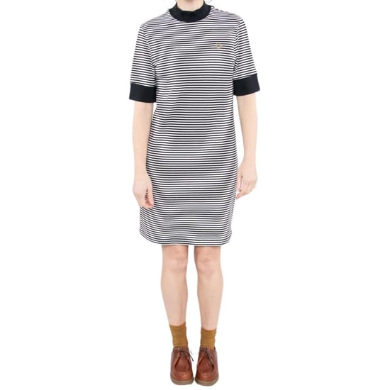 Fred Perry - T-Shirt-Kleid für Damen (Weiß/Marine) - Image 3