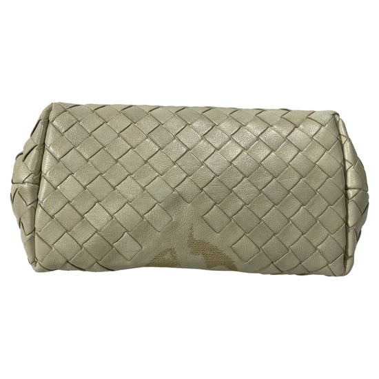 Bottega Veneta Butterfly Intrecciato Flap Clutch Bag aus beigem Leder - Image 3