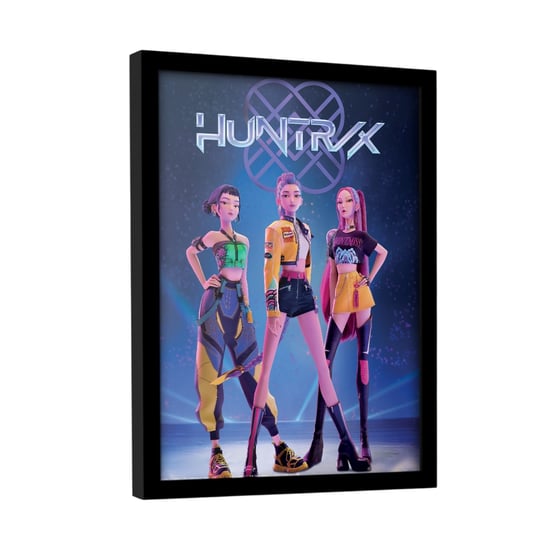 K-Pop Demon Hunters - Gerahmtes Poster, Huntr/X (Bunt) - Image 3